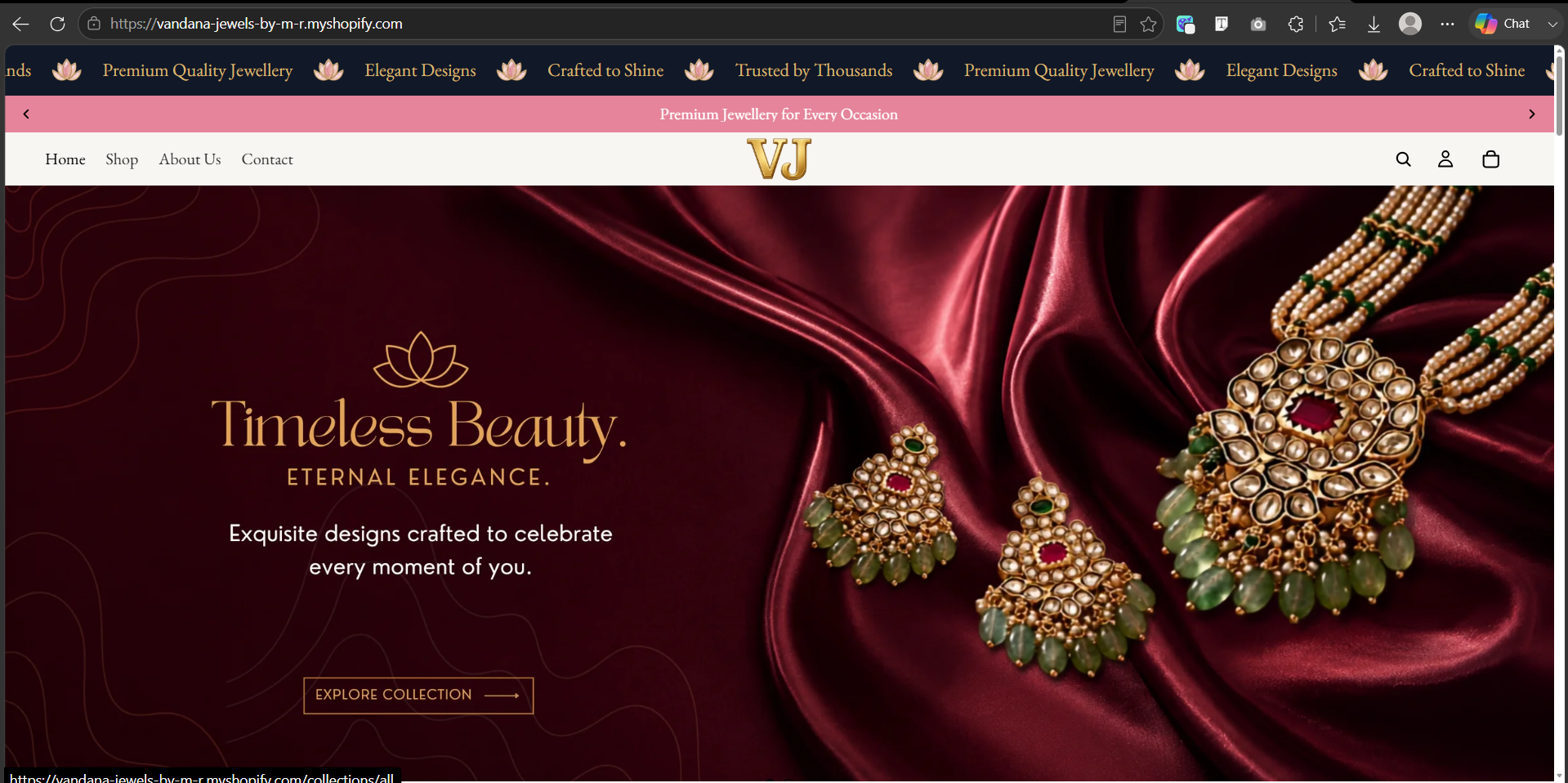 Vandana Shopify Store
